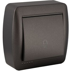 Bell push button Solera Mural 7,4 x 7,2 x 2,8 cm 250 V 10 A Graphite