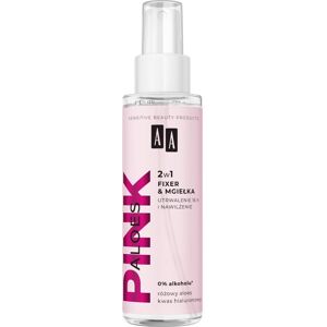 AA Pink Aloes fikserende og fugtgivende spray 2i1 100ml