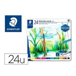 Akvarellpennor Staedtler 146 10C Grön Multicolour 24 Delar