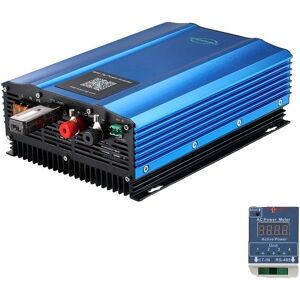 SupplySwap Nettilslutningsinverter, 1000W effekt, MPPT-teknologi, WIFI mobil kontrol, GTN1000LIM-W, PV 26-45V (24V BAT), 220-240V