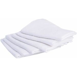 Muslin Domiva White 6 Units 70 x 70 cm