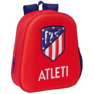 3D School Bag Atlético Madrid Red 27 x 33 x 10 cm