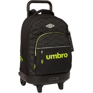 School Rucksack with Wheels Umbro Lima Black 33 X 45 X 22 cm