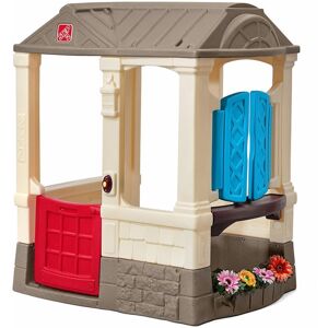 Children's play house Step 2 Courtyard Cottage 118 x 100 x 83 cm red and blue doors