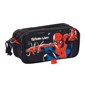 Ripa Triple Carry-all Spider-Man Hero Black 21,5 x 10 x 8 cm