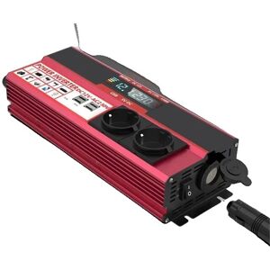 SupplySwap Strøm Inverter, 4000W Output, 4 USB EU Stik Opladning, 12V 4000W(EU)