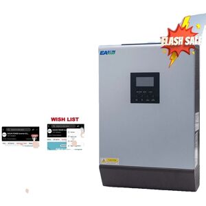 SupplySwap Solcelleomformer, 5KVA Effektkapacitet, Ren Sinus Bølgeteknologi, ISolar-SPL-5K