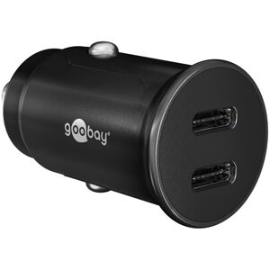 Goobay Dual-USB-C™ PD (Power Delivery) automatisk hurtigoplader (30 W)