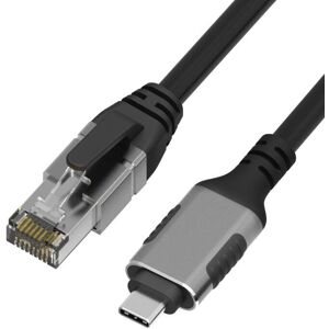 NÖRDIC 2m USB-C 3.1 5G to RJ45 1Gbps LAN Windows, iOS, Android och Linux