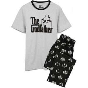 The Godfather Langt pyjamasæt med logo til mænd