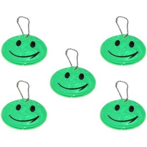 Awendela Reflex - Familjepack - Smiley - 5st - Grön