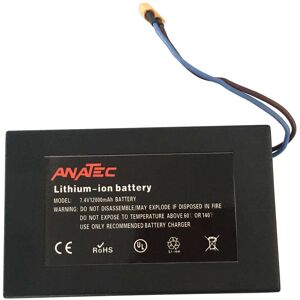 Anatec Lithium Batteri 7.4v 12a Sort