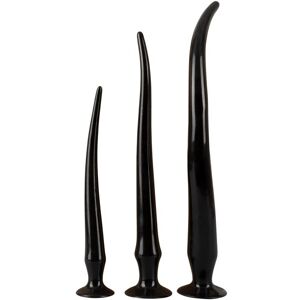 You2Toys Super Long Flexible Butt Plug Set Black Ekstra long analdildo