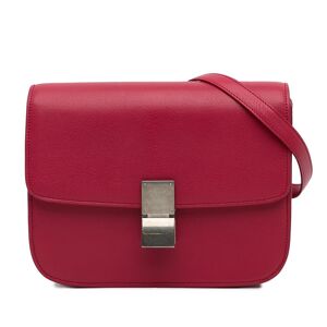 Pre-owned Celine Medium Classic Box Red