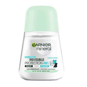 Garnier Mineral Invisible Protection Clean Bomuld antiperspirant roll-on 50ml