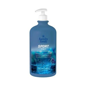 Family Fresh Sport 2in1 Shower & Shampoo kølende shower gel 1000ml