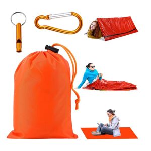 Hometech Reusable waterproof emergency sleeping bag with accessories