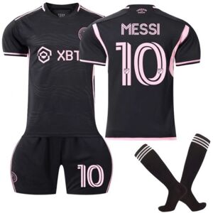 Aerpad fodboldtrøje kit til børn Messi Miami klub anden trøje