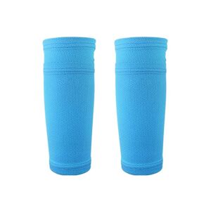 Shoppo Marte Sweat-Absorbing Breathable Insert Socks Calf Guard Socks Football Protective Gear(Blue S)