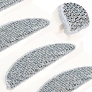 Medina Stairspace Mats Adhesive Sisal 15 St 56x20 cm Blå