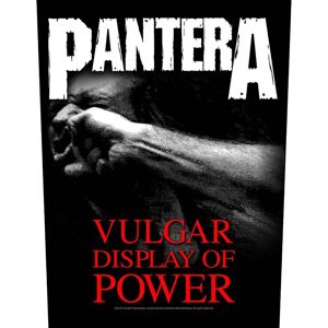 Pantera Back Patch: Vulgar Display Of Power