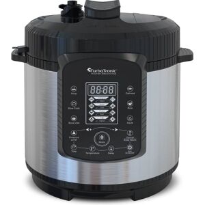 TurboTronic DPC9 Digital trykkoger - Trykkoger - 6 liter - Rustfrit stål/sort