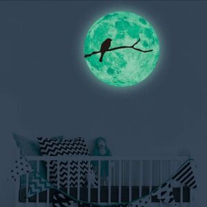 Shoppo Marte 30cm Luminous Moon Wall Sticker Fluorescent Mural(Tree Branches)