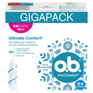 O.B. ProComfort Mini tamponer 64 stk.