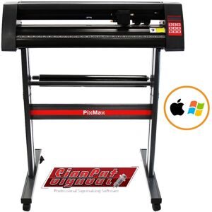 Monster Shop PixMax 72cm Skæreplotter med SignCut Pro Mac og Windows Skæremaskine Vinyl Laserguide Vinyltryk, bildekaler, vinduesskilte, tekstiltryk og vægkunst