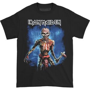 Iron Maiden Unisex T-shirt til voksne med Book Of Souls European Tour V.2