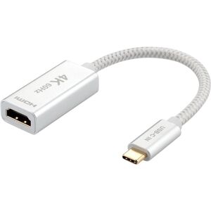 Shoppo Marte USB 3.1 Type-C Male to HDMI Female Video Adapter Cable, Length: 20cm