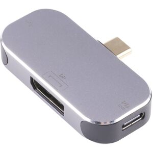 Shoppo Marte 3 in 1 USB-C / Type-C Male to USB-C / Type-C Charging + USB + DP Female Adapter