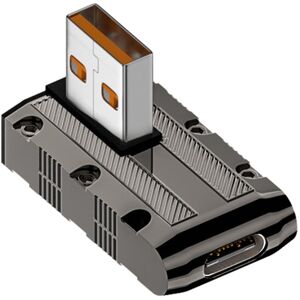 Shoppo Marte 120W USB 3.1 Gen2 to Type-C 10Gbps Mechanical Adapter, Style:Medium Bend