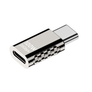 Shoppo Marte 100W Type-C Male to Type-C Female 20Gbps Zinc Alloy Adapter, Style:Straight