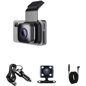 SupplySwap Dash Cam, WiFi-forbindelse, Full HD 1296P, Med bagkamera, med WiFi, La Spagna, 128GB TF-kort