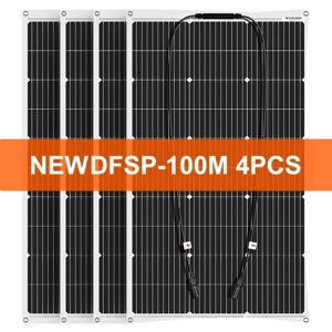 SupplySwap Solcelle Kit, 400w Effektudgang, Fleksibelt Design, 18V 400W