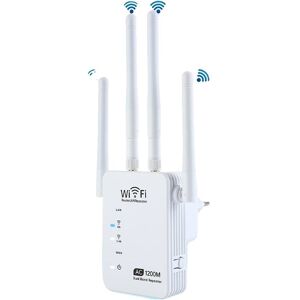 SupplySwap WiFi Repeater, 5G Kompatibilitet, 1200Mbps Hastighed