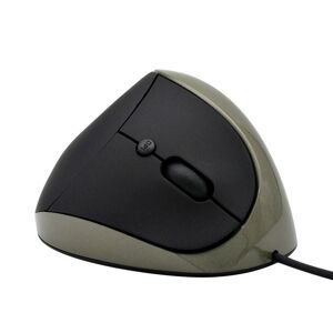 Shoppo Marte JSY-05 6 Keys Wired Vertical Mouse Ergonomics Brace Optical Mouse(Silver Gray)