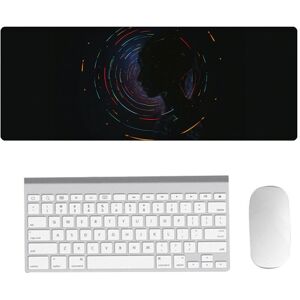 Shoppo Marte Hand-Painted Fantasy Pattern Mouse Pad, Size: 400 x 900 x 3mm Seaming(2 Silhouettes)