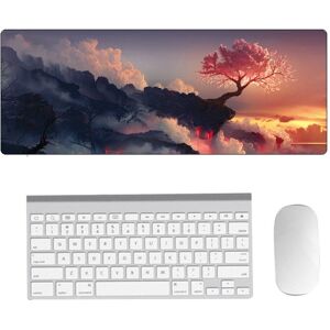 Shoppo Marte Hand-Painted Fantasy Pattern Mouse Pad, Size: 400 x 900 x 2mm Seaming(5 Volcanic Tree)