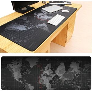 Shoppo Marte Extended Large Anti-Slip World Map Pattern Soft Rubber Smooth Cloth Surface Game Mouse Pad Keyboard Mat, Size: 70 x 30cm