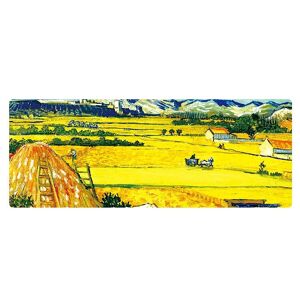 Shoppo Marte 400x900x4mm Locked Am002 Large Oil Painting Desk Rubber Mouse Pad(Wheat Field)