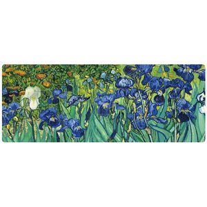 Shoppo Marte 400x900x1.5mm Unlocked Am002 Large Oil Painting Desk Rubber Mouse Pad(Iris)