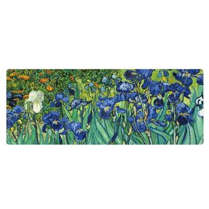 Shoppo Marte 300x800x1.5mm Unlocked Am002 Large Oil Painting Desk Rubber Mouse Pad(Iris)