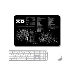 Shoppo Marte 2 PCS Heat Transfer Non-Slip Single-Sided Office Gaming Mouse Pad 2mm(SPS-XD)