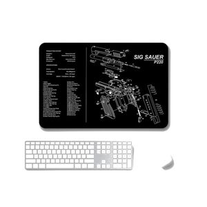 Shoppo Marte 2 PCS Heat Transfer Non-Slip Single-Sided Office Gaming Mouse Pad 2mm(SPS-SigP220)