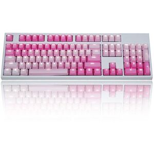 Shoppo Marte 104 Keys Light-transmitting Dip-dyed Keycaps(Valentine's Day)