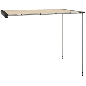 Rootz Living Rootz Biltelt - Tagtelt - Bilsidefortelt - Vejrbestandig - Twist-lock Design - Beskytter regn - Oxford stof - Khaki - 160L x 250W x 125-225H cm