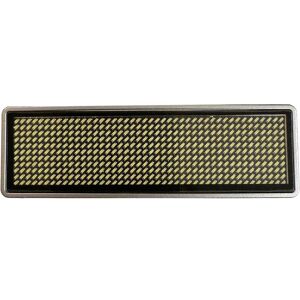 No Name LED-navneskilt Hvid 44 x 11 Pixel (B x H x T) 93 x 30 x 6 mm 125908