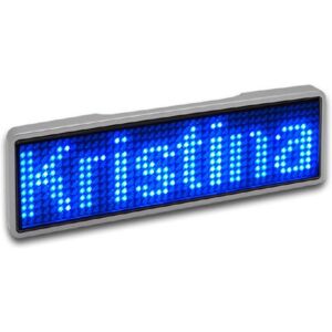 No Name LED-navneskilt Blå 44 x 11 Pixel (B x H x T) 93 x 30 x 6 mm 125909